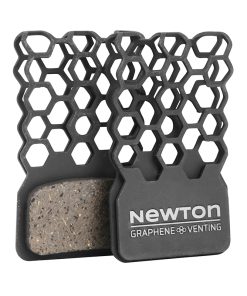 Alternative view of Plaquette de frein route Shimano rs805-rs505, ultegra, dura-ace (newton graphene organic avec ailette refroidisseur) (paire sur carte)