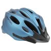 Casque velo adulte newton route-vtt sport bleu mat in-mold fermeture boucle fidlock taille 58-61 avec visiere et lock (vendu en boite)
