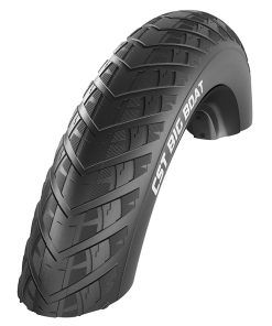 Alternative view of Pneu VTT - city 20 x 4.00 cst big boat fatbike noir renforce anti-crevaison (100-406) tr homologue VAE e50