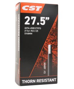 Chambre a air velo 27.5 x 1.90-2.125 cst thorn renforcee 3,6 mm valve standard 48 mm