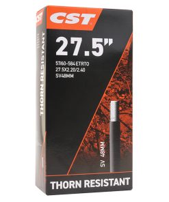 Chambre a air velo 27.5 x 2.20-2.40 cst thorn renforce 3,6 mm valve standard 48 mm
