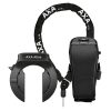 Antivol velo fer a cheval axa atlas noir avec chaine plug diam 5.5 mm 1.30m (cle retractable) - securite niveau 14 -livre avec sacoche de selle ) -securite niveau 14-15