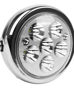 Phare-optique scoot electrique adaptable citycoco a led chrome (48-60-72v) -xbike-