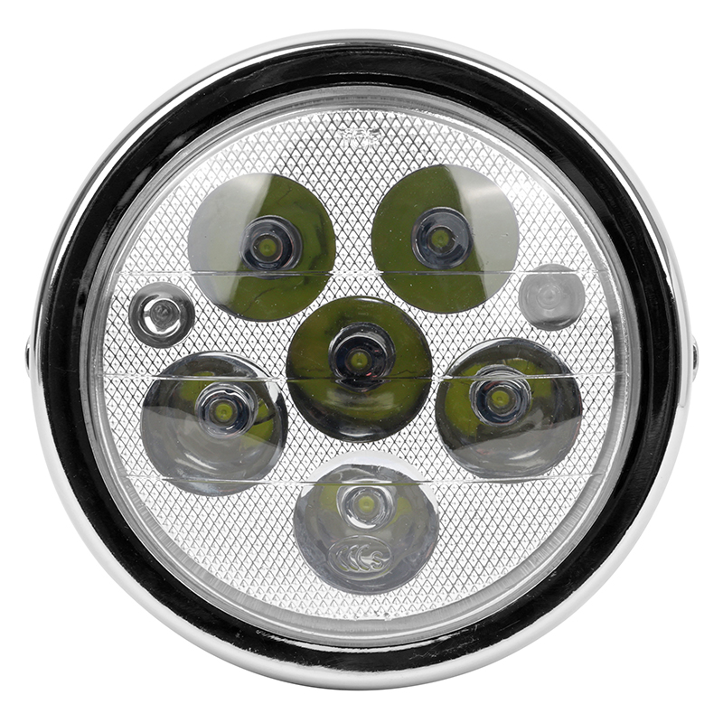 Phare-optique scoot electrique adaptable citycoco a led chrome (48-60-72v) -xbike- – Image 2