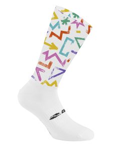 Chaussettes - socquettes ete gist vela motif geometric 43-47 antibacterien - hauteur 20 cm (paire) -5857