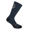 Chaussettes - socquettes ete gist trendy smile bleu 38-42 ecologique - hauteur 20 cm (paire) -5863