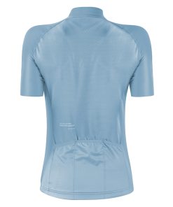 Alternative view of Maillot gist lady - femme manches courtes kin zip total bleu glace xl -5372