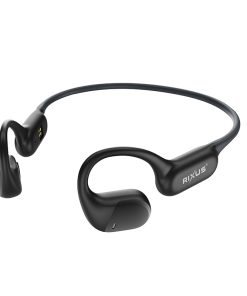 Ecouteur oreille libre-casque oreille libre rixus bluetooth 6.0 noir 180 mah, autonomie 17h (inclus cable usb-a) -rxbh35-