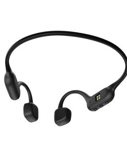 Alternative view of Ecouteur oreille libre-casque conduction osseuse rixus bluetooth 6.0 noir 180 mah, autonomie 8h (inclus cable usb-c) -rxbh38-