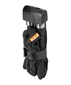 Antivol velo pliable-pliant axa foldable 800 a cle diam 8 mm l1.00m noir (avec fixations sur cadre) - securite niveau 10-15 - homologue fub 1 etoile
