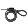 Antivol velo cable a boucle axa upi pour fer a cheval plug cable diam 10 mm l 1.50m (profondeur plug 10mm diam 10mm) compatible solid plus, defender, victory, blocl xxl, imenso large-x large