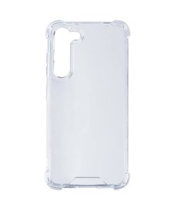 Coque smartphone-telephone rixus integrale anti casse-choc pour samsung galaxy s21 fe 5g transparent (vendu a l'unite) -avant+arriere-