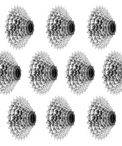 Cassette 7v. sunrace m63 11-28 VTT pour shimano-sram nickel (11-13-15-18-21-24-28) (vendu au carton 10)