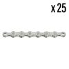 Chaine velo 7-8v. VTT sunrace silver 116 maillons (vendu au carton de 25)