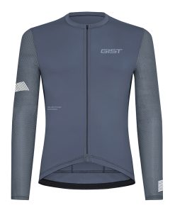 Maillot gist ete ray anti-uv bleu acier manches longues m -5358