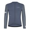 Maillot gist ete ray anti-uv bleu acier manches longues l -5358