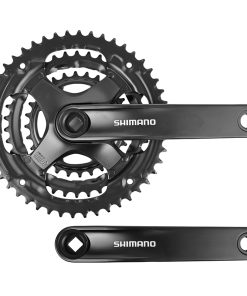 Pedalier VTT Shimano 6-7-8v. ty301 noir 170mm 48-38-28 (boitier 123mm)