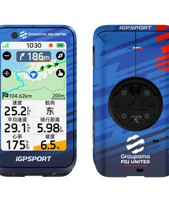 Alternative view of Autocollant-sticker igpsport groupama fdj united pour gps - compteur binavi air reference 224744 (vendu a l'unite)