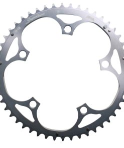 Plateau route 5bra d.130 miche 50dts exterieur type Shimano argent 9-10v. (offre speciale)